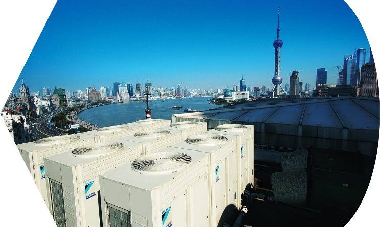 Daikin desarrolló el VRV para proporcionar aire acondicionado utilizando solo unidades interiores y exteriores.