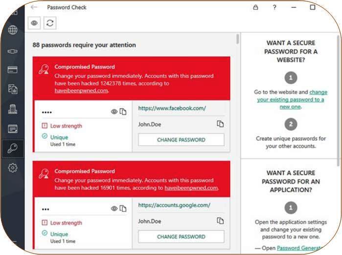 La nueva versi&oacute;n de Kaspersky Password Manager advertir&aacute; al usuario en caso de que la contrase&ntilde;a elegida haya aparecido en bases de datos de cuentas comprometidas.