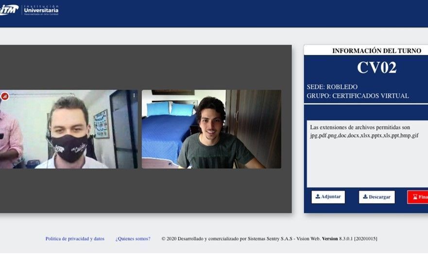 EVA, Espacio Virtual de Admisiones, una iniciativa para la atenci&oacute;n de los procesos que competen a la oficina de admisiones y registro.  
