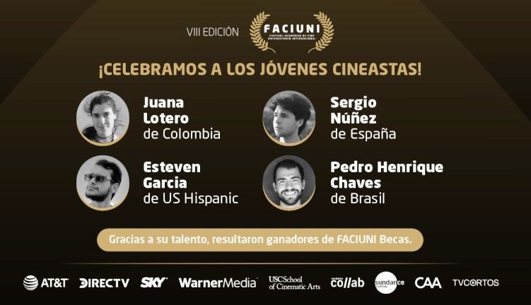 En su octava edición, DIRECTV, a través de su programa de responsabilidad social, premia a estudiantes de Brasil, Colombia, España y USA, con becas de estudio en la prestigiosa University of Southern California School of Cinematic Arts (USC).