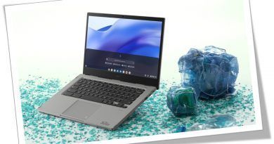 La Acer Chromebook Vero 514 incluye un chasis fabricado con un 30% de plástico PCR y un 90% de papel reciclado en su embalaje