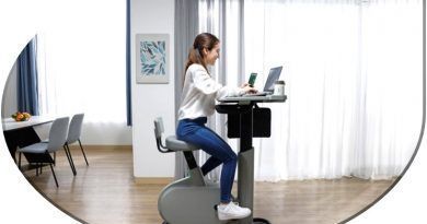 El eKinekt BD 3 permite a los usuarios hacer ejercicio mientras trabajan usando la energía cinética del pedaleo del ciclista para alimentar la máquina y cargar los dispositivos.