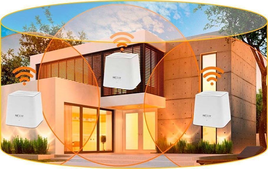 Nexxt Solutions propone su sistema modular Mesh, como una forma de tener Wi-Fi eficiente en toda la casa, permitiendo conectar m&aacute;s dispositivos simult&aacute;neamente y controlarlos desde una app.