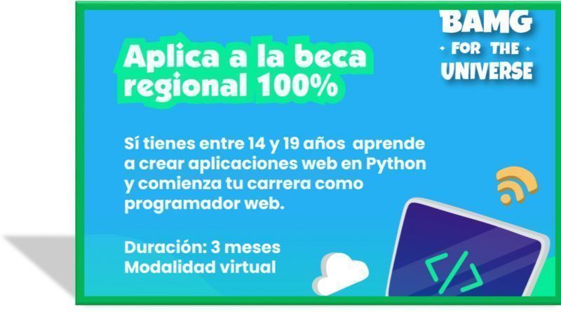Jóvenes rurales ahora aprenderán, gratuitamente, a crear aplicaciones web en Python.