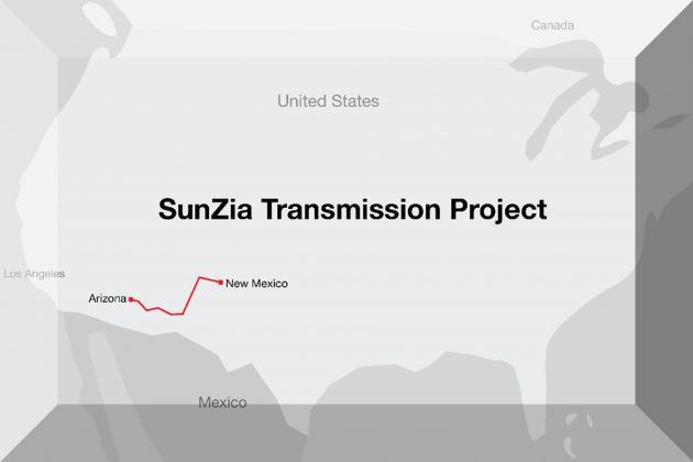 Ruta de transmisi&oacute;n SunZia.