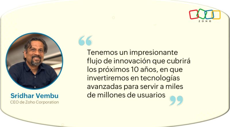 Zoho Corporation anunció que alcanzó los 100 millones de usuarios en sus más de 55 aplicaciones empresariales. Zoho es la primera empresa completamente autofinanciada de Software como Servicios (SaaS) en alcanzar este hito.