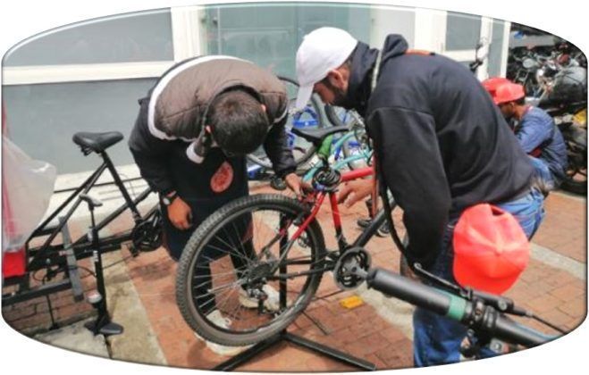 Este bicitaller transitar&aacute; por diferentes localidades de Bogot&aacute;, para brindar servicios de revisi&oacute;n preventiva, alistamiento y reparaci&oacute;n mec&aacute;nica a los repartidores activos en Soy Rappi.