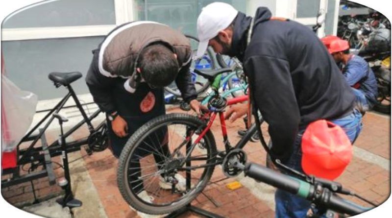 Este bicitaller transitará por diferentes localidades de Bogotá, para brindar servicios de revisión preventiva, alistamiento y reparación mecánica a los repartidores activos en Soy Rappi.