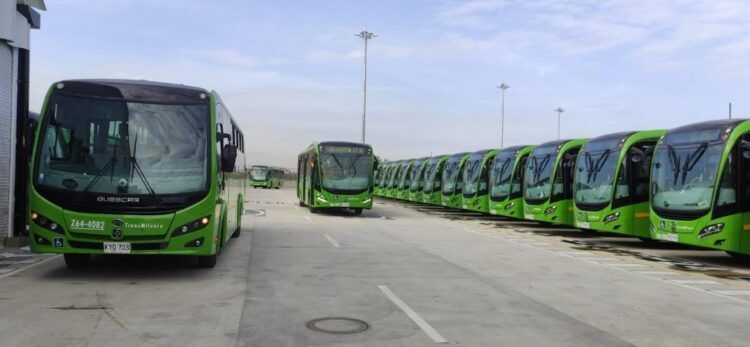 Bogot&aacute; buses el&eacute;ctricos sostenibilidad
