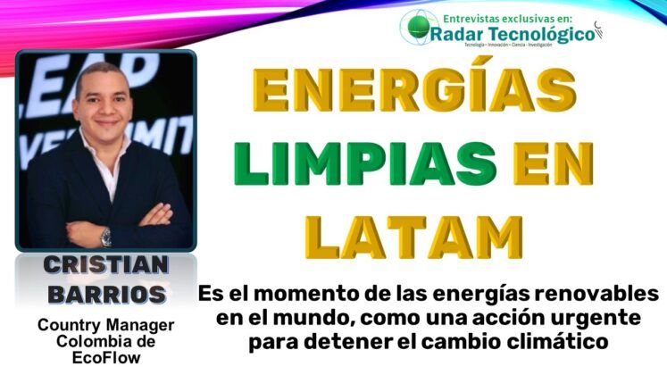 Las energías limpias se expanden rápidamente en Latinoamérica. Cristian Barrios, Country Manager de EcoFlow, analiza el impacto de las soluciones solares portátiles y las perspectivas de crecimiento en la región. Las energías limpias se expanden rápidamente en Latinoamérica. Cristian Barrios, Country Manager de EcoFlow, analiza el impacto de las soluciones solares portátiles y las perspectivas de crecimiento en la región.