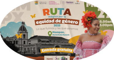 Mompox recibirá La Ruta Mágica por la Equidad de Género en marzo de 2025, un evento clave para el empoderamiento y liderazgo femenino.